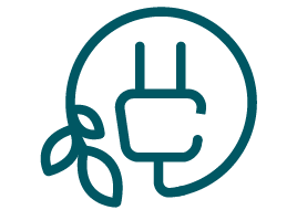 Renewable Energy Plug Icon